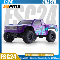FMS FSC24 Chaser 1/24 Rc Car RTR Brush four-wheel drive High-speed Remote Control Car Desert Truck off-road vehicle Toy Custom