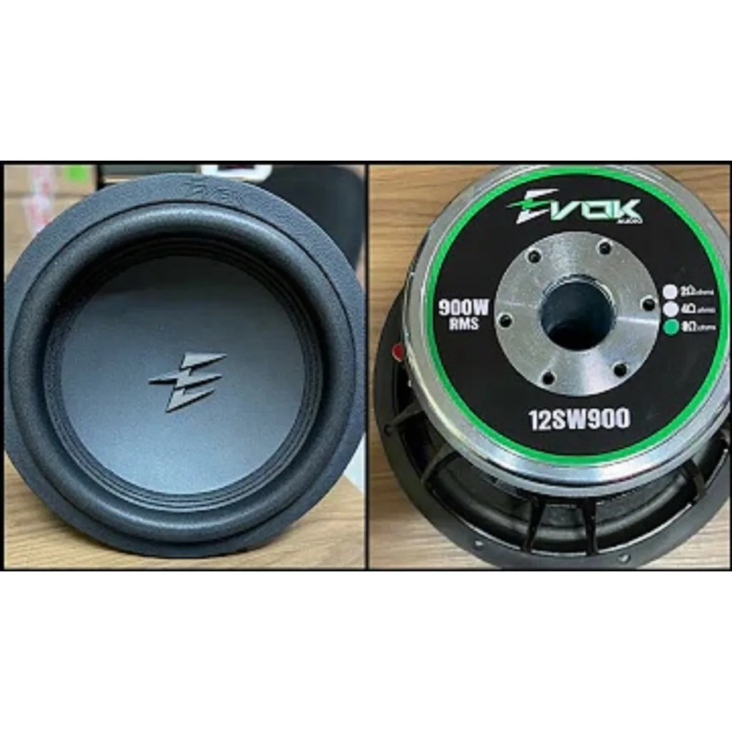 12 Evok audio SW 900 RMS speaker speaker speaker speaker speaker speaker speaker speaker speaker