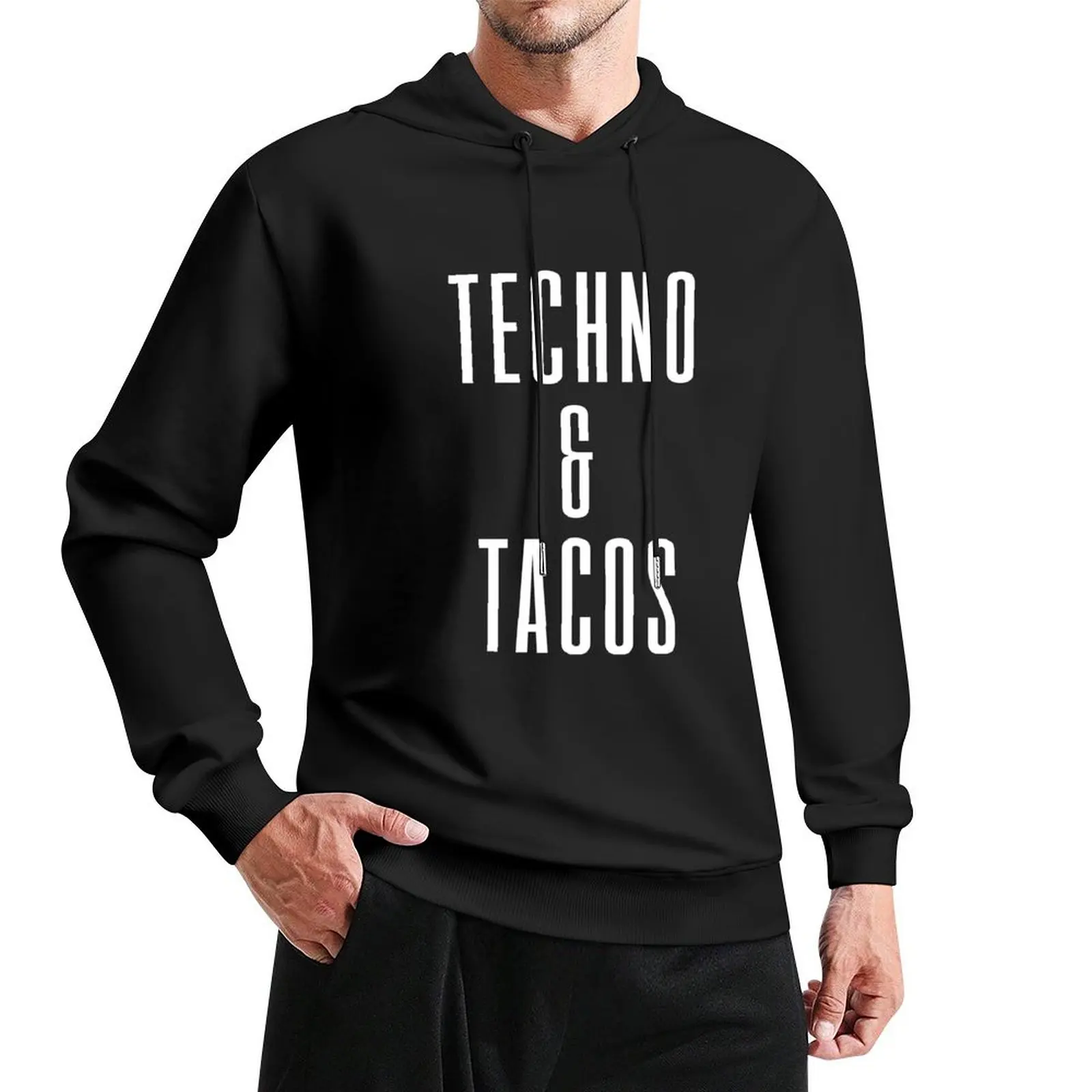 

Techno Pullover Hoodie men's winter sweater hoodie graphic