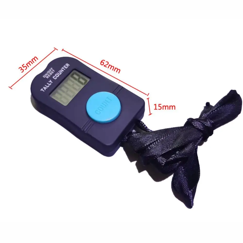 4-digit Digital Electronic Counter Hand Held 9999 Digital Pedometer Sports Button Cell Hand Tally Counter Walking