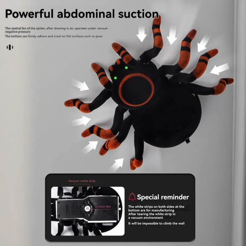 

Детский радиоуправляемый паук 2.4G для мальчиков и девочек, лазающий по стенам, перезаряжаемый