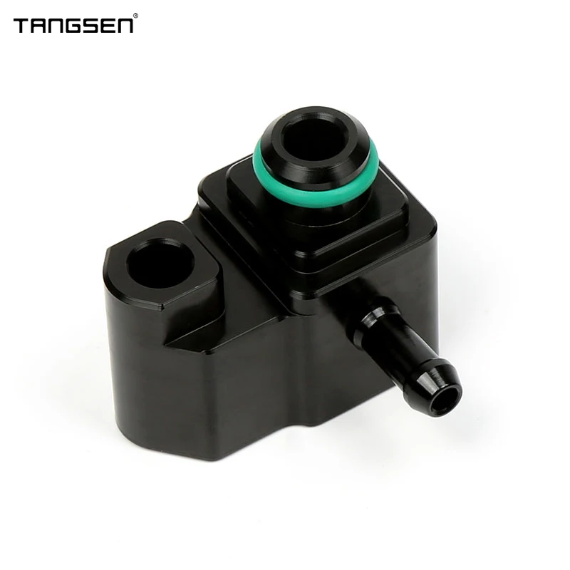 Aluminum Alloy Turbo Boost Tap Vacuum Adapter For BMW B48B20 2.0T Engine 3 Series X3 Boost Sensor Gauge