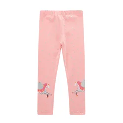 Little maven Baby Girls Leggings Pants Cotton Trousers Toddler Kids Clothes Cartoon Unicorn Children's Clothing Autumn