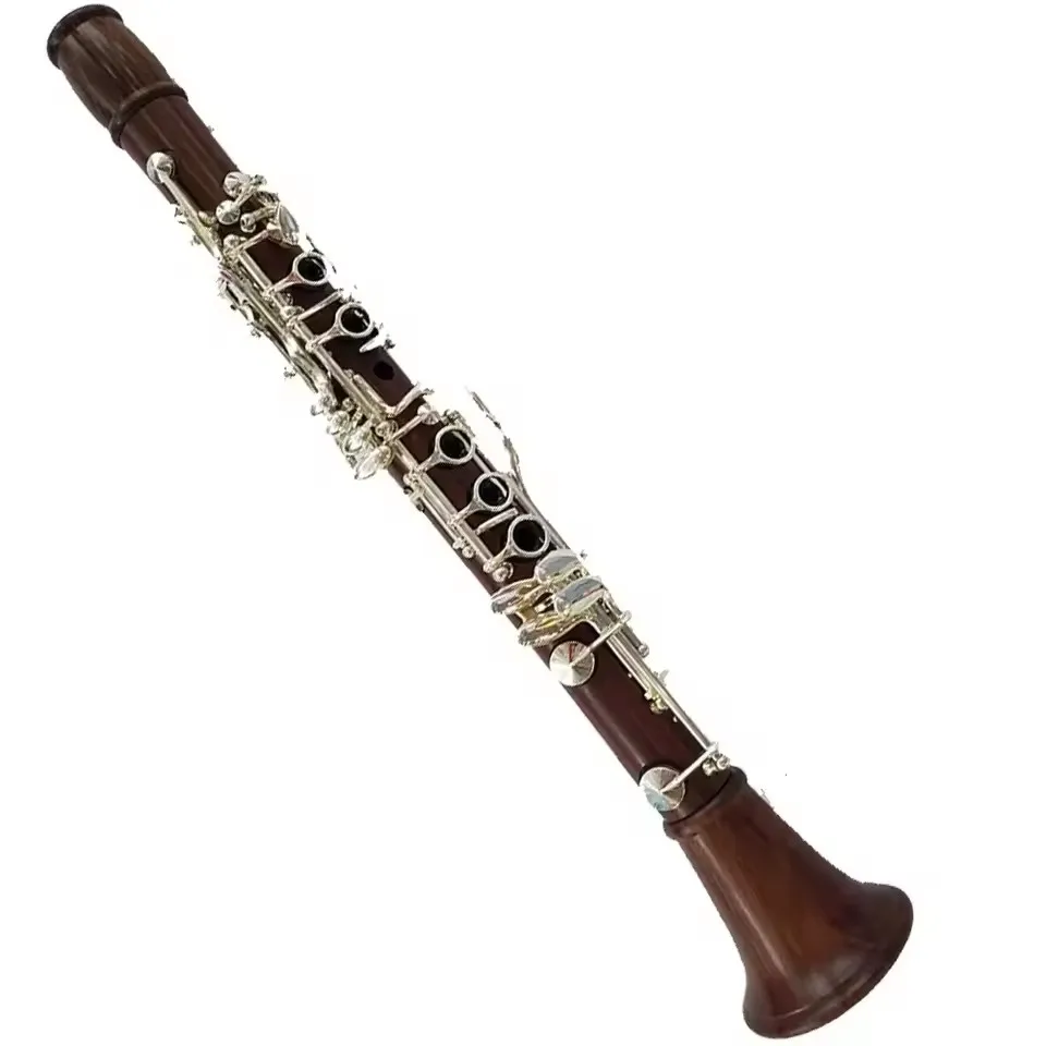 

Wholesale Clarinet Instrument Redwood Silver Plated Eb Clarinet