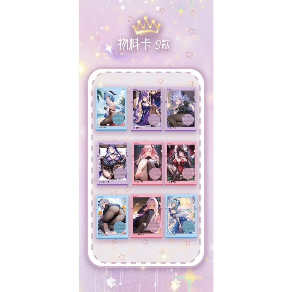 Beautiful Girl Goddess Story Collection Card for Children Furina Black Swan Nicole Mature Anime Girl Limited Game Card Kids Toys