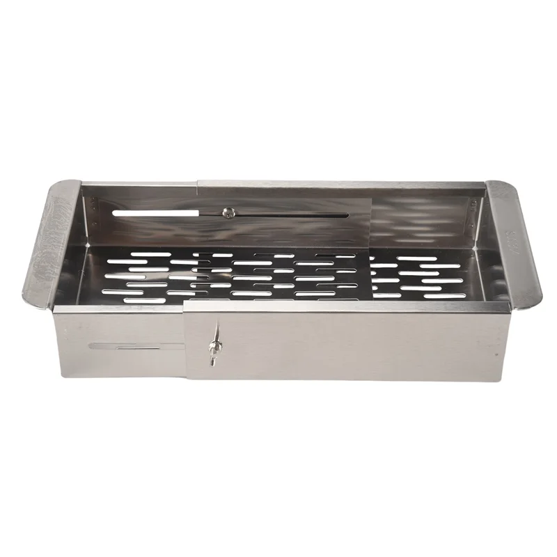 VEHO-Over The Sink مصفاة سلة ستانلس ستيل - غسيل الخضار والفواكه، استنزاف المعكرونة المطبوخة - قابلة للتمديد #4