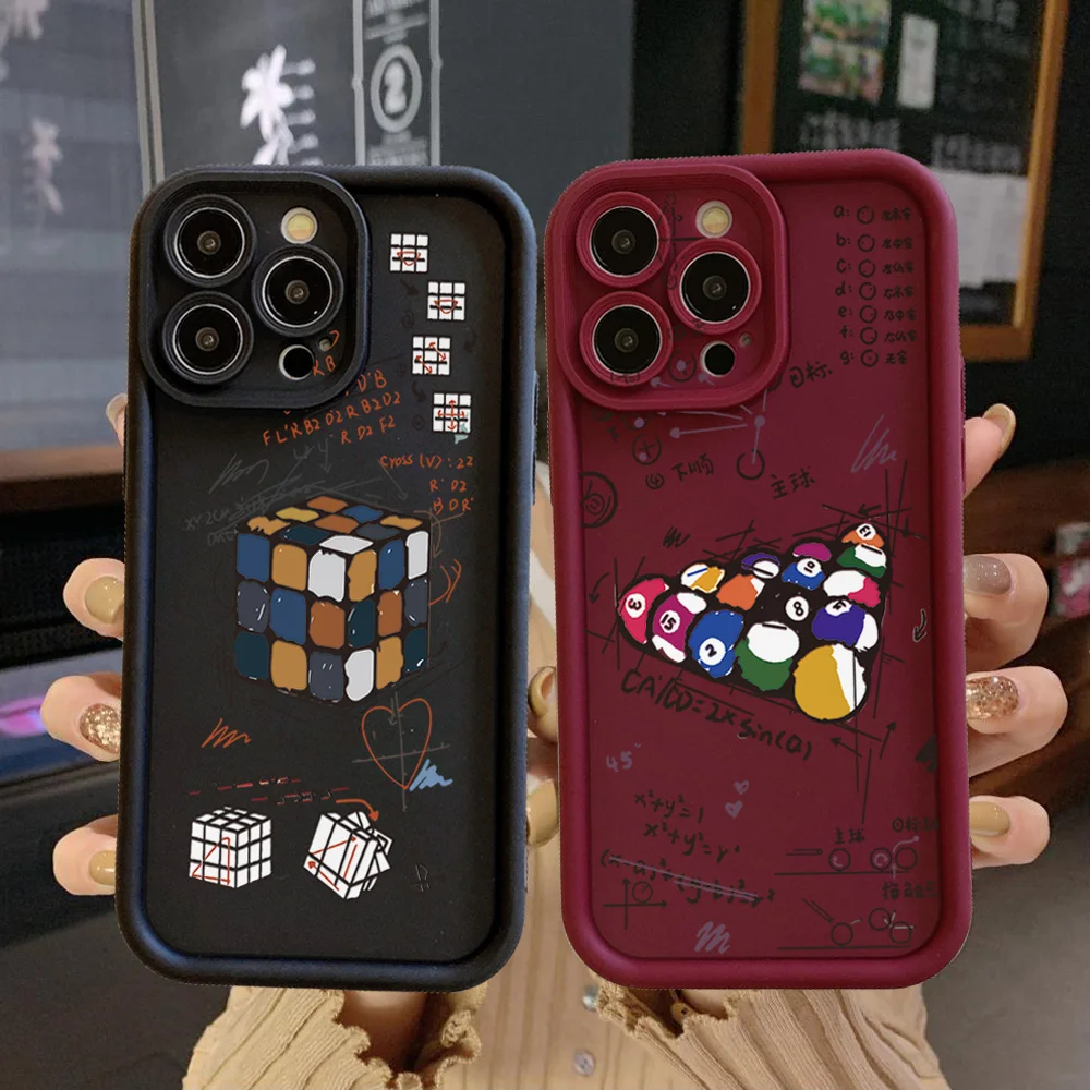 for Huawei Pura 70 Ultra Pro Honor X8B X9A 90 Lite Rubik's cube Billiards Full Protective Case Anti Drop Cover