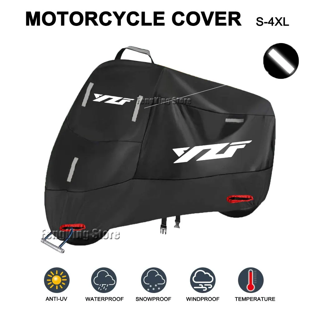 

For Yamaha YZ YZF WR WRF YZ450 yz250 YZ125 Motorcycle Cover Waterproof Outdoor Motorbike Rain Dustproof Snow Sun UV Protector