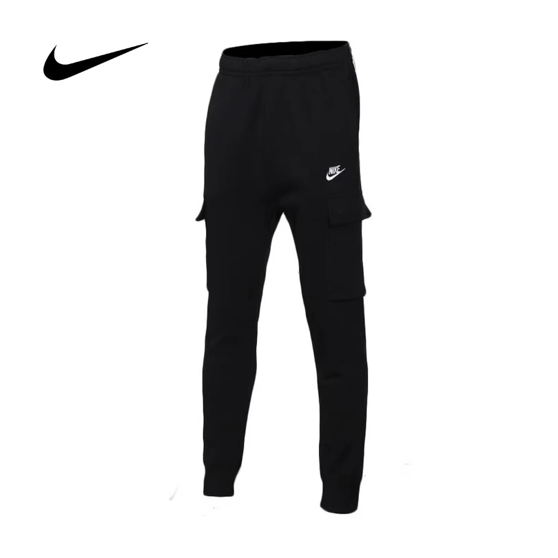 

Мужские трикотажные брюки-карго Nike на флисовой подкладке, повседневные спортивные штаны CD3130-010