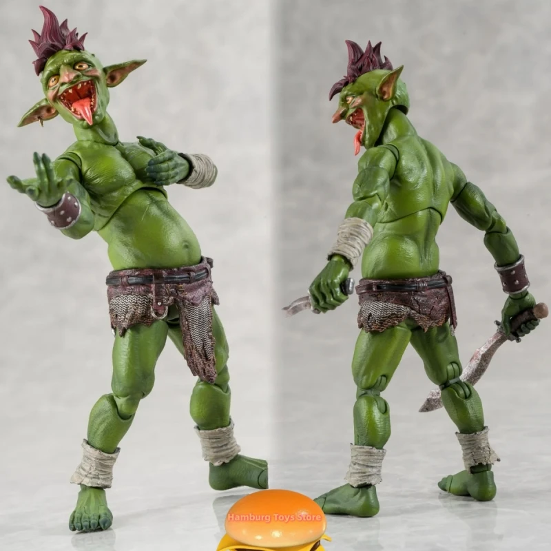 

Коллекционная подвижная фигурка Hopdo Toys Mohawk Goblin в масштабе 1/12 со сменными головами и руками для фэнтезийных сцен