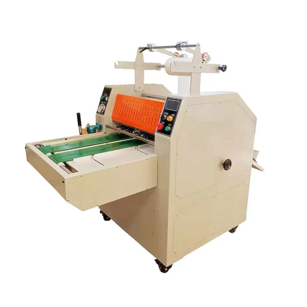 Semi Automatic Laminating Machine Hydraulic Cold and Thermal Laminating Machine 550mm Thermal Film Laminator Paper Electric 50