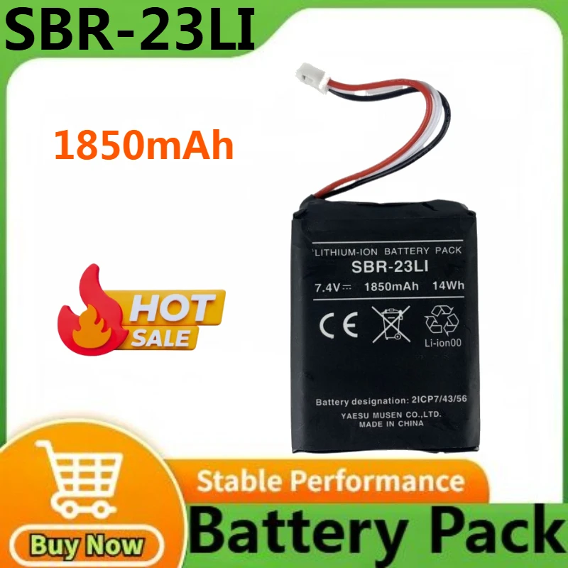 

SBR-23LI 1850mAh Lithium Battery 7.4V Polymer Lithium Battery Beauty Device Rich Hydrogen Water Cup KC Battery Packs Accessories