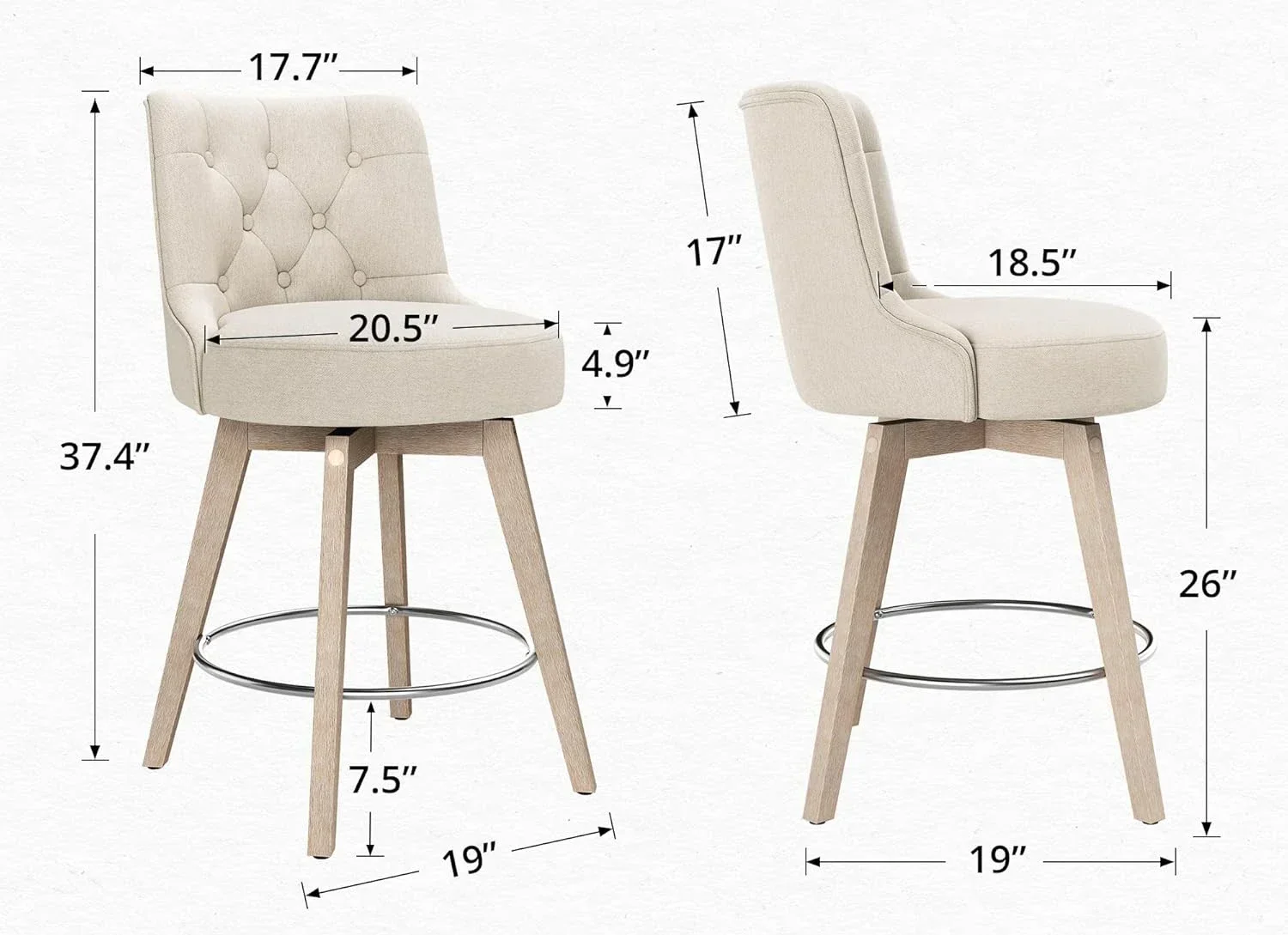 Counter Height Bar Stools, 26