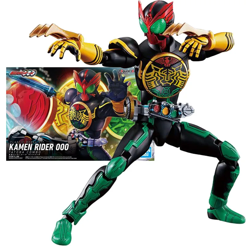 

Bandai Genuine Kamen Rider Model Kit Figure-rise Standard Kamen Rider OOO TaToBa Combo Collection Model Anime Action Figure Toys