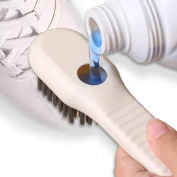 Creative Laundry Injection Hydraulic Clening Brush Soft-bristled Shoes Clothes Brushes Liquid Discharge Shoe Brush Cleaner