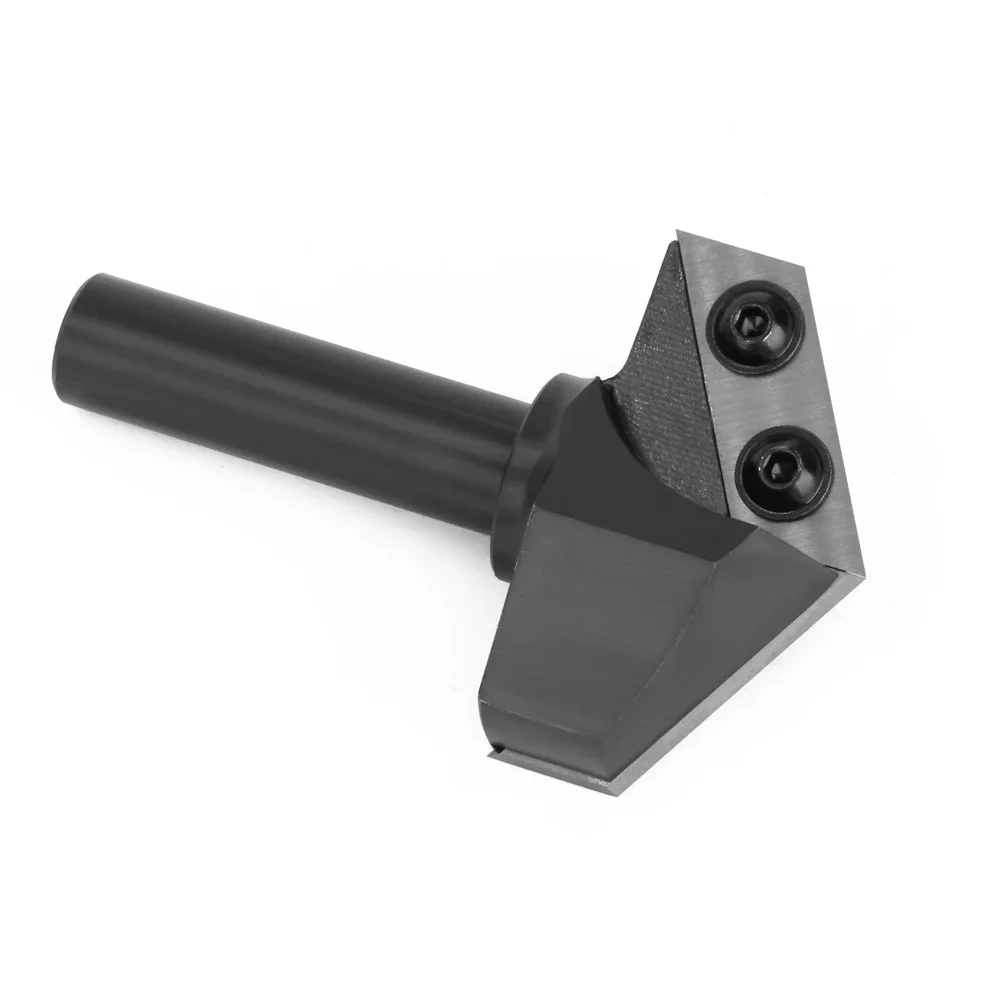 Imagem -03 - Lavie-v-shaped Fresa Gravação Router Bit Moinho Final para Entalho de Madeira 90 Graus 120 Graus 12.7 mm X13g 1pc