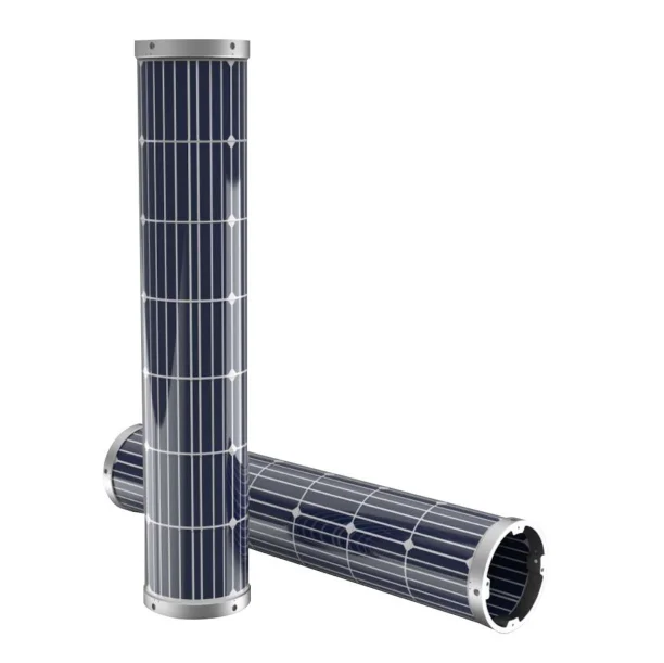 LM-Q100 Cylindrical Solar Panel 18V 100W Street Light Poles Solar Panels