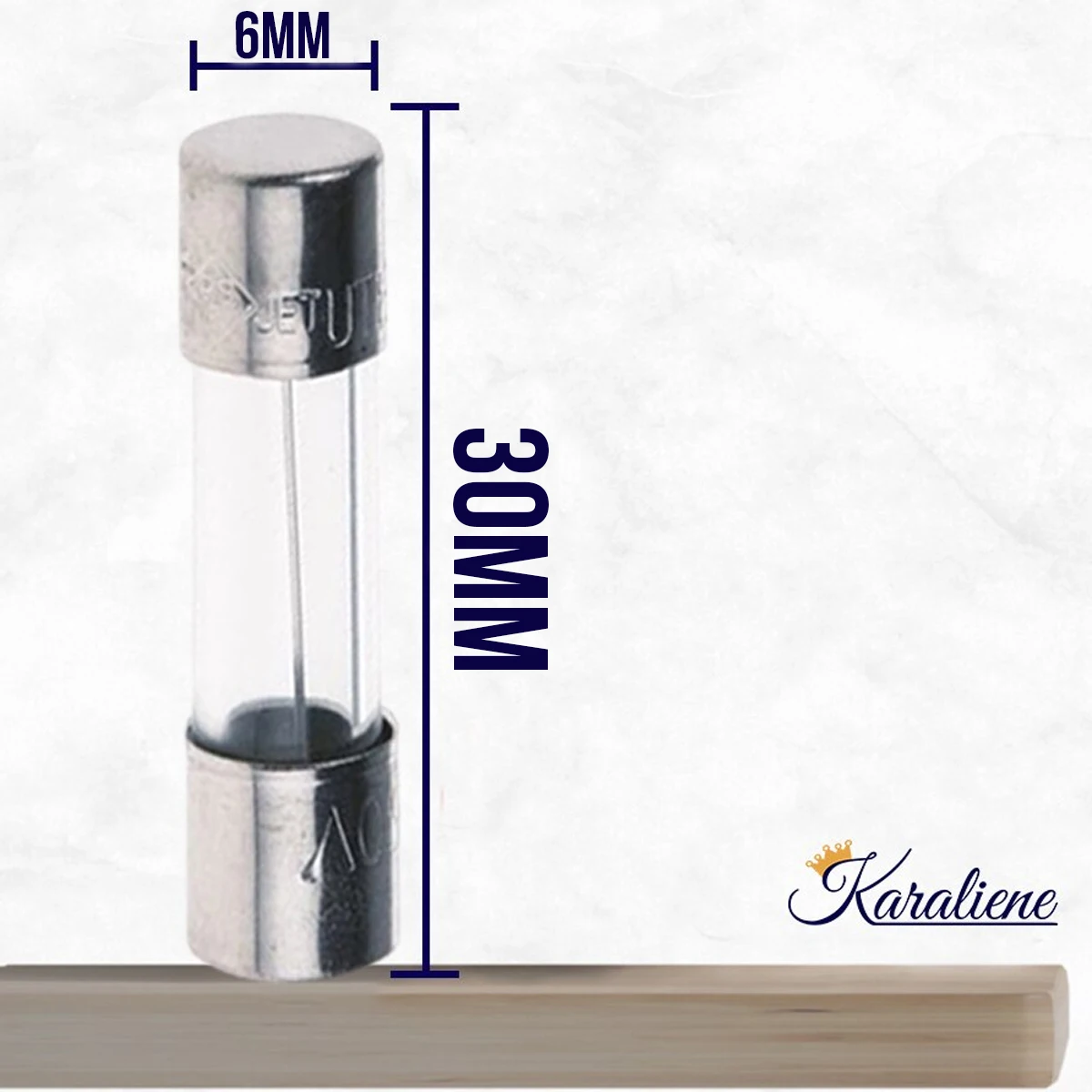 유리 퓨즈, 250V, 0.1A, 0.2, 0.5A, 1A, 1.5A, 2A, 2.5A, 3A, 3.15A, 4A, 5A, 6A, 6.3A, 7A, 8A, 9A, 10A, 12A, 13A, 20A, 25A, 30A, 6x30mm, 10 개