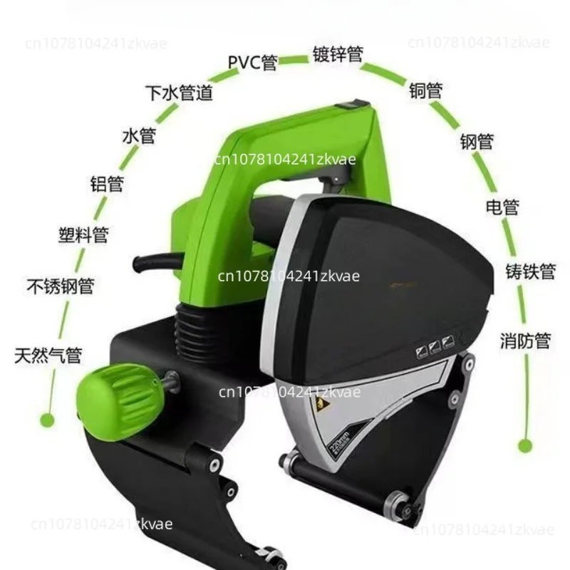 1000W Copper/Steel Cutter, Electric Handheld Round Tube Cutting Machine 15-220mm Cutting Tool ZD220
