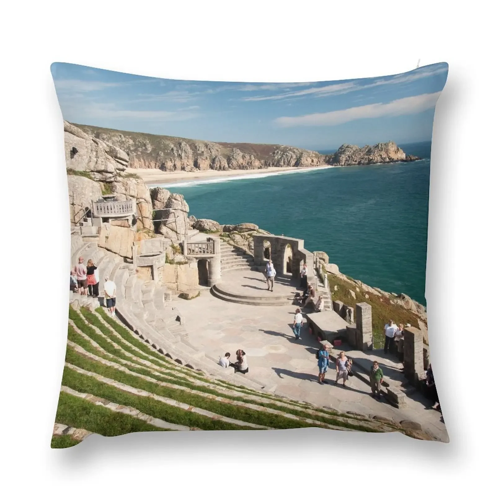 Minack Theatre Throw Pillow Cushions Cover Embroidered Cushion Cover autumn pillowcase Pillow Cover pillow