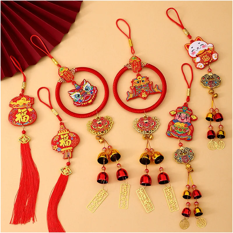 الزفاف الصيني فو شخصية ديكور التنين الصيني العام شنقا زخرفة مهرجان Tet جدار سيارة شنقا ديكور الاطفال هدية غرفة ديكور