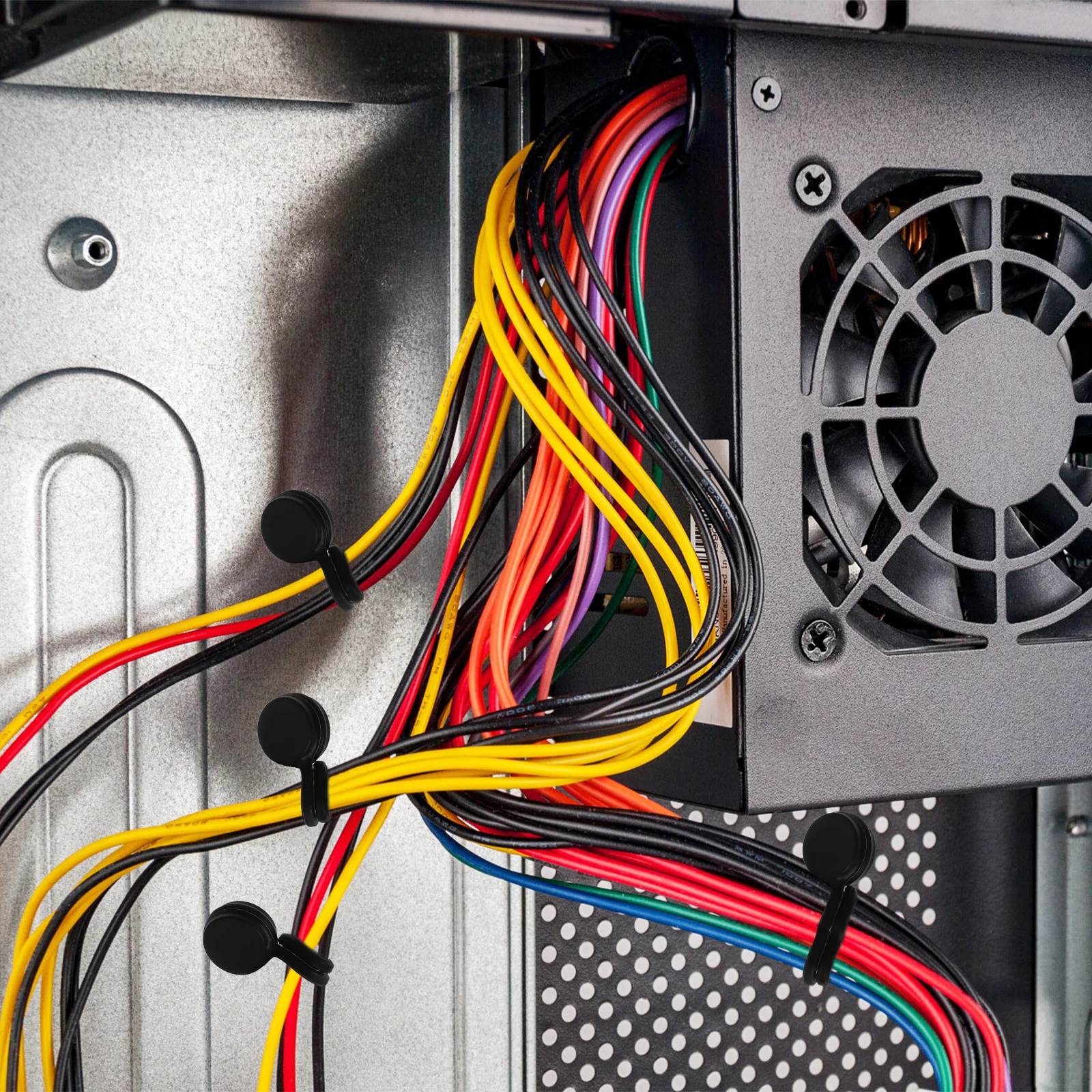 

10Pcs Earphone Style Silicone Magnetic Cable Ties Reusable Cord Organizer Cable Management Travel Essentials Electronics