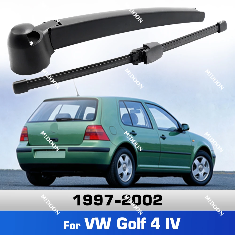 For VW Golf 4 IV 1997 - 2002 Wiper Rear Wiper Blade & Arm Set Kit  Windshield Windscreen Window Brush