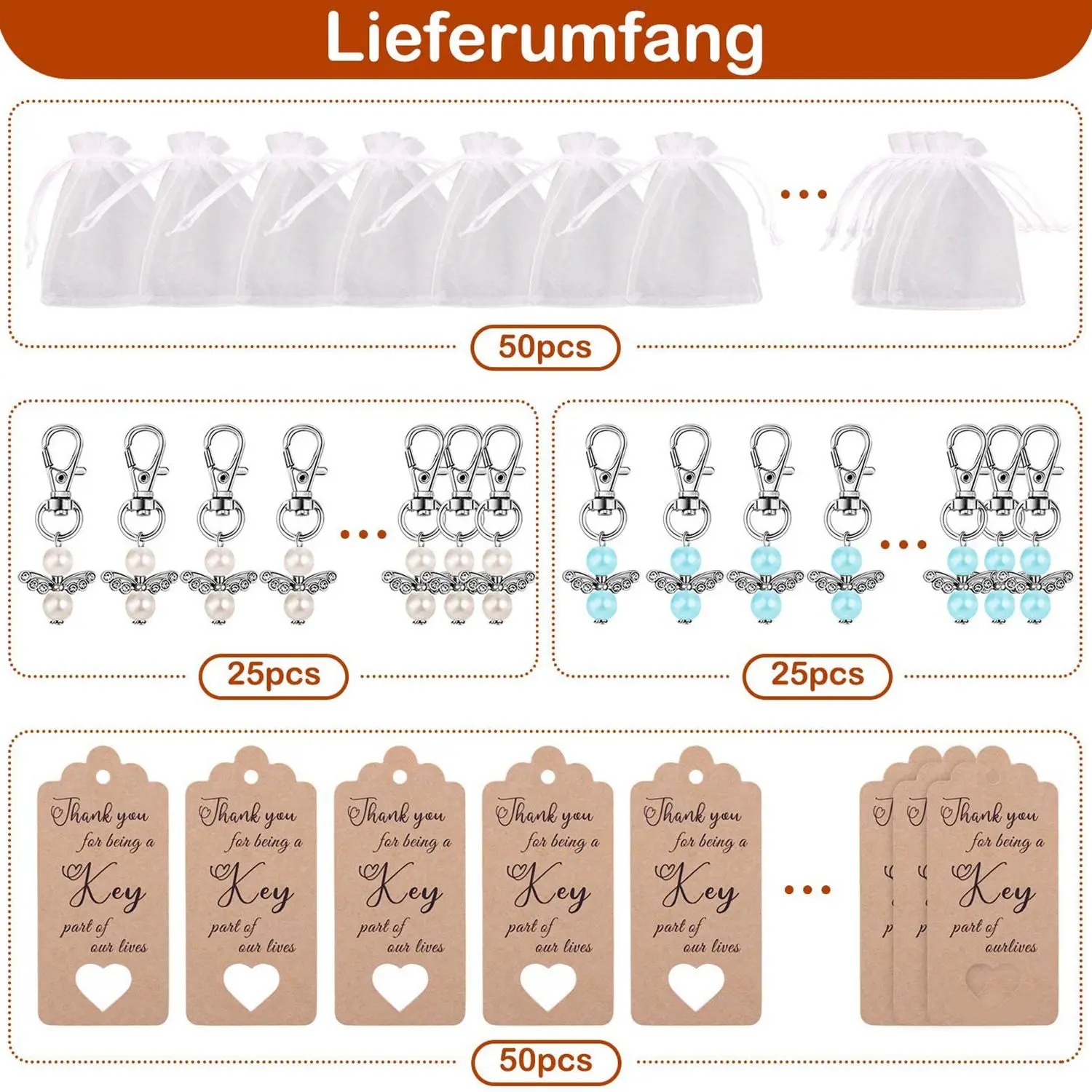 ABLU-50 Baptism Party Favors, Souvenir Party Favors Baptism Gifts Confirmation Communion Party Souvenirs