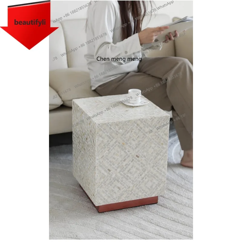 

A48 Легкий роскошный европейский оболочный край, несколько деревянных небольших журнальных столиков, угловой диван для гостиной, несколько