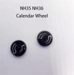 Watch Accessories Movement Parts Suitable For NH36 and NH35 Mechanical Movements Plastic Black Calendar Wheels Movement Parts