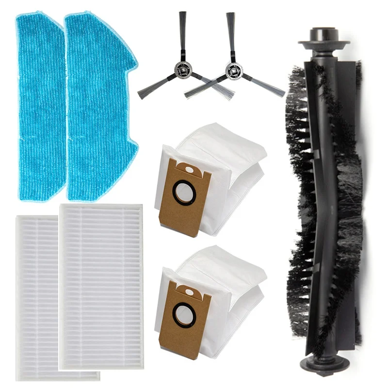 KEOL-Huishoudelijke Accessoires Kit Voor Redkey R10 Robot Vacuüm-Vervanging Filter Mop Doek Stofzak Zijborstel apparaat Onderdelen