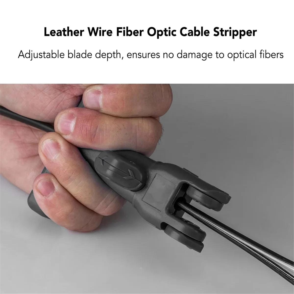 BFYL-Fiber Optic Cable Stripper ปฏิบัติอเนกประสงค์ปรับความลึกใบมีด Fiber Optic Drop Cable Slitter สําหรับ FTTH