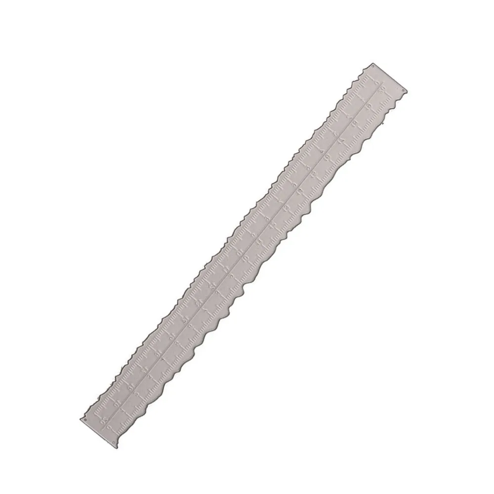 Cutting Die Carbon Steel Paper Tearing Ruler Wavy Edge Embossing Irregular Edge Ruler Decorative Metal Craft Ruler Card Making