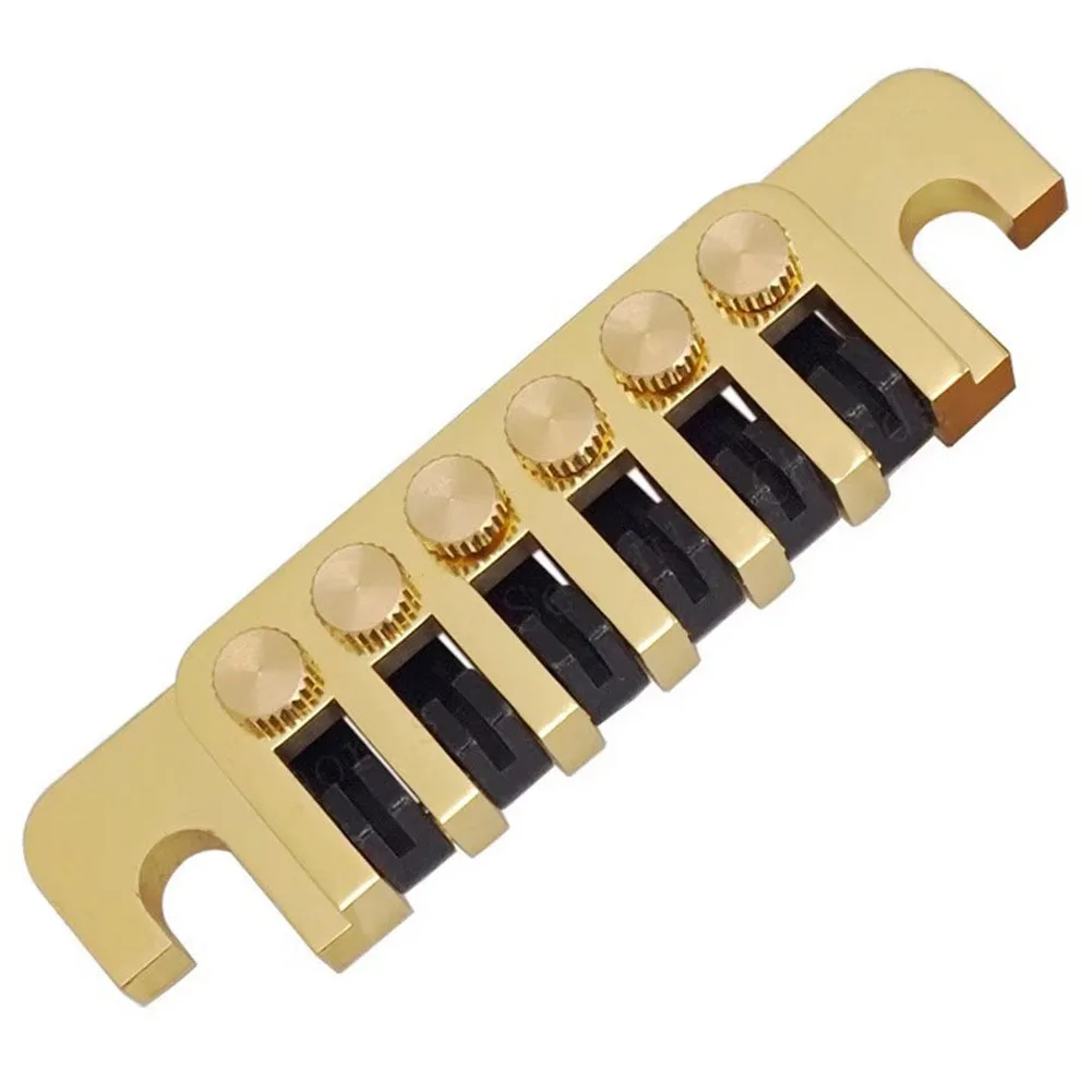 Guitar for bridge Assembly with Stop Bar for LP Style Electric Guitars Fits Standard Les Layout Zinc Alloy Material