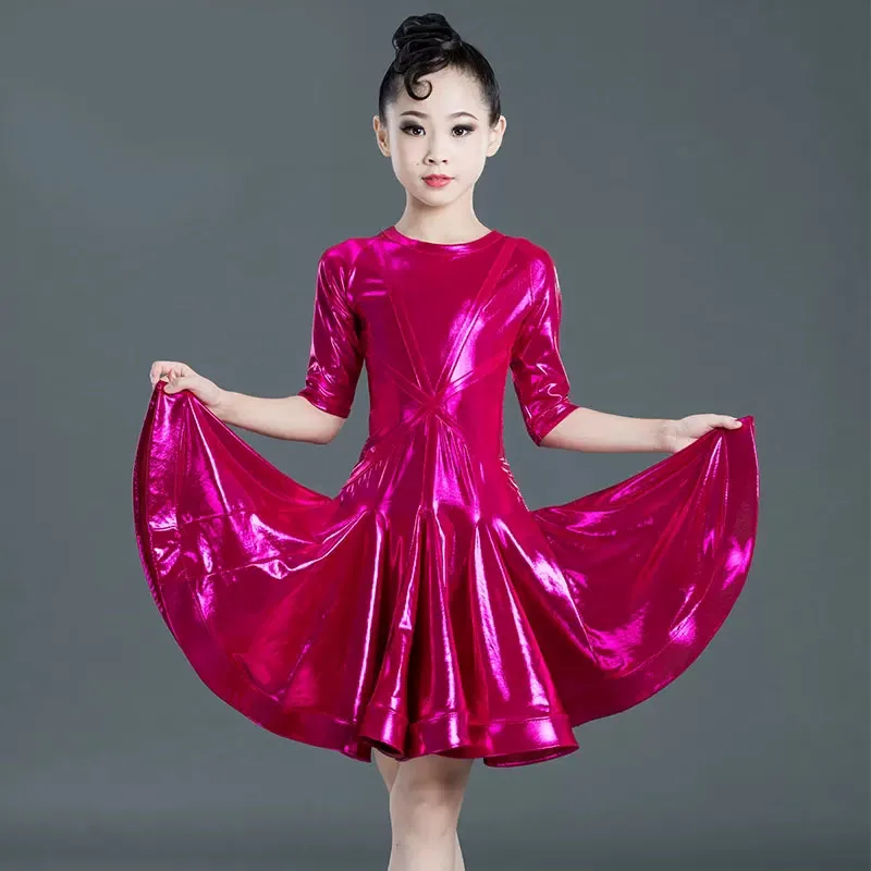 Girls Latin dance dress Children tango professional practice dance competition standard Latin dance performance dress