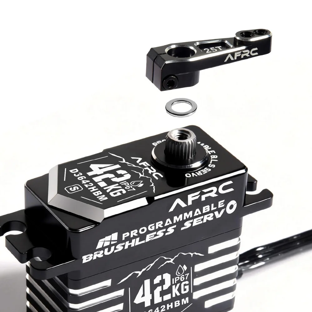 AFRC 25T Metall-Servohorn-Upgrade-Teil für TRXXXAS HORIZON 1/5 Off-Road RC-Auto H1008 H1009 DIY-Montage - Fabrikneu – Detail 3