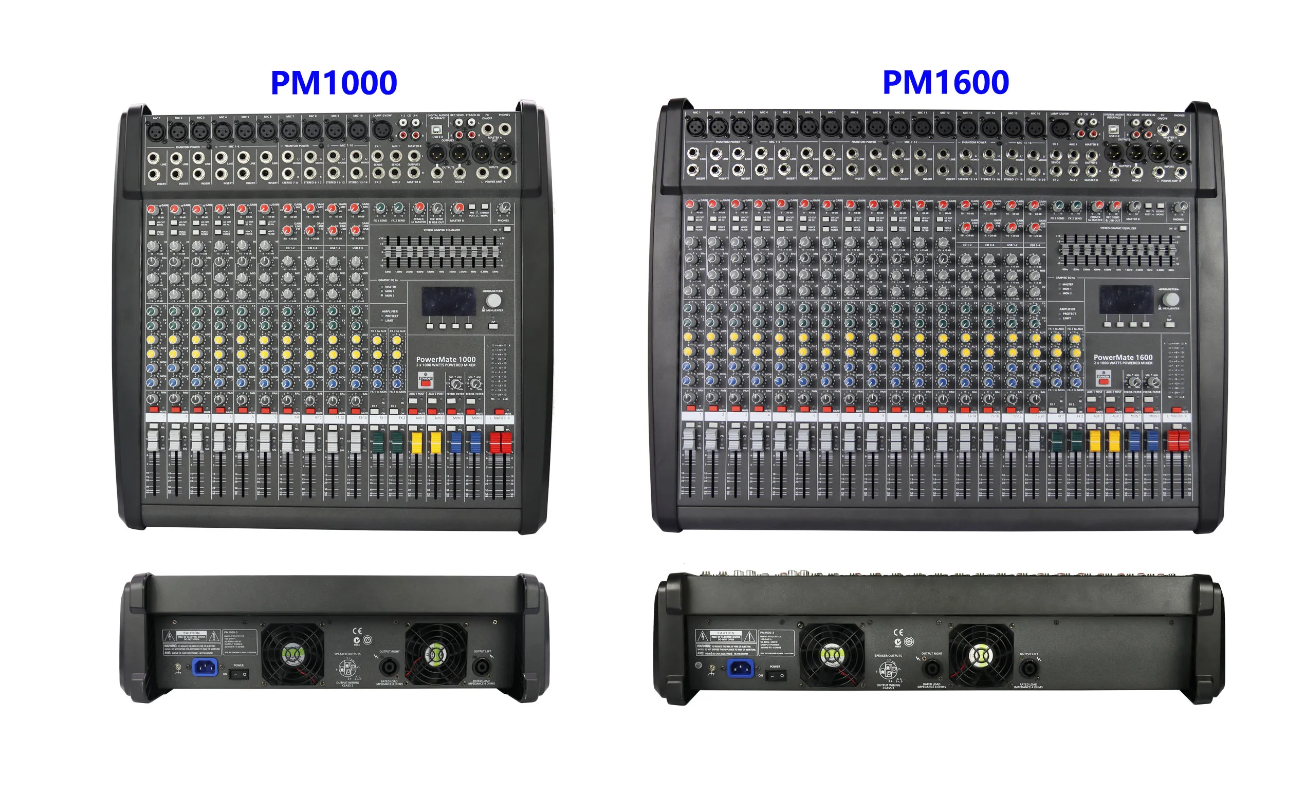 Contrôleur de Scène Powermate 1000-3, Double Effecteur DSP, pour Centre Commercial Audio Numérique