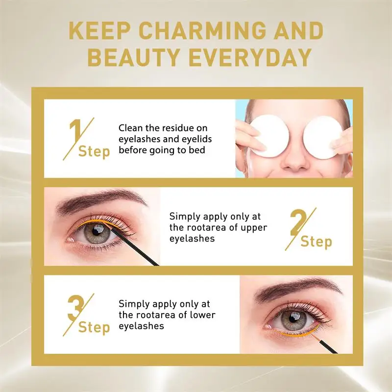 Soro de crescimento rápido de cílios, 5 dias, intensificador de cílios naturais, tratamento de cílios mais grossos, novos produtos, cuidados com os olhos, maquiagem ﻿
