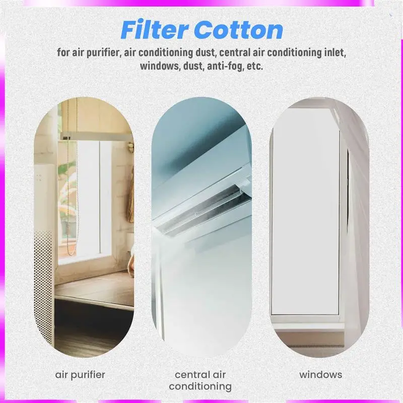 N98R 5 قطعة فلتر كهرباء قطن Hepa شبكة تصفية السخام لأجزاء المكنسة الكهربائية لتنقية الهواء من Xiaomi