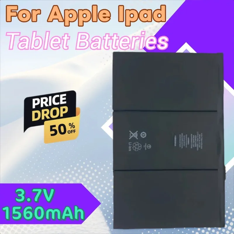 

New Tablet Battery 3.7V 11560Mah for Apple Ipad 3 4 Ipad3 Ipad4 A1403 A1416 A1430 A1433 A1459 A1460 A1389