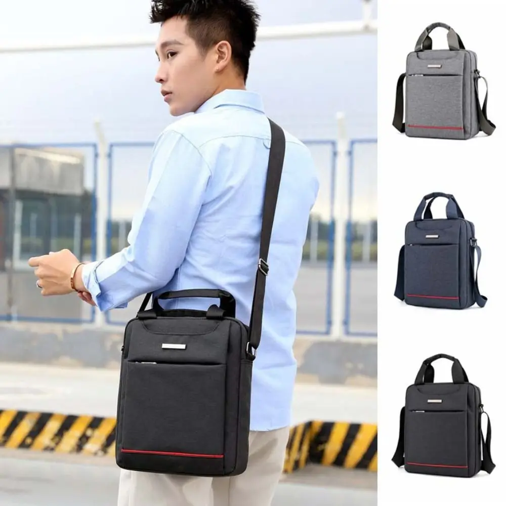 Oxford Business Handbag Multi-function Shockproof Men Crossbody Bag Briefcase Large Capacity Casual Shoulder Bag Streetwear