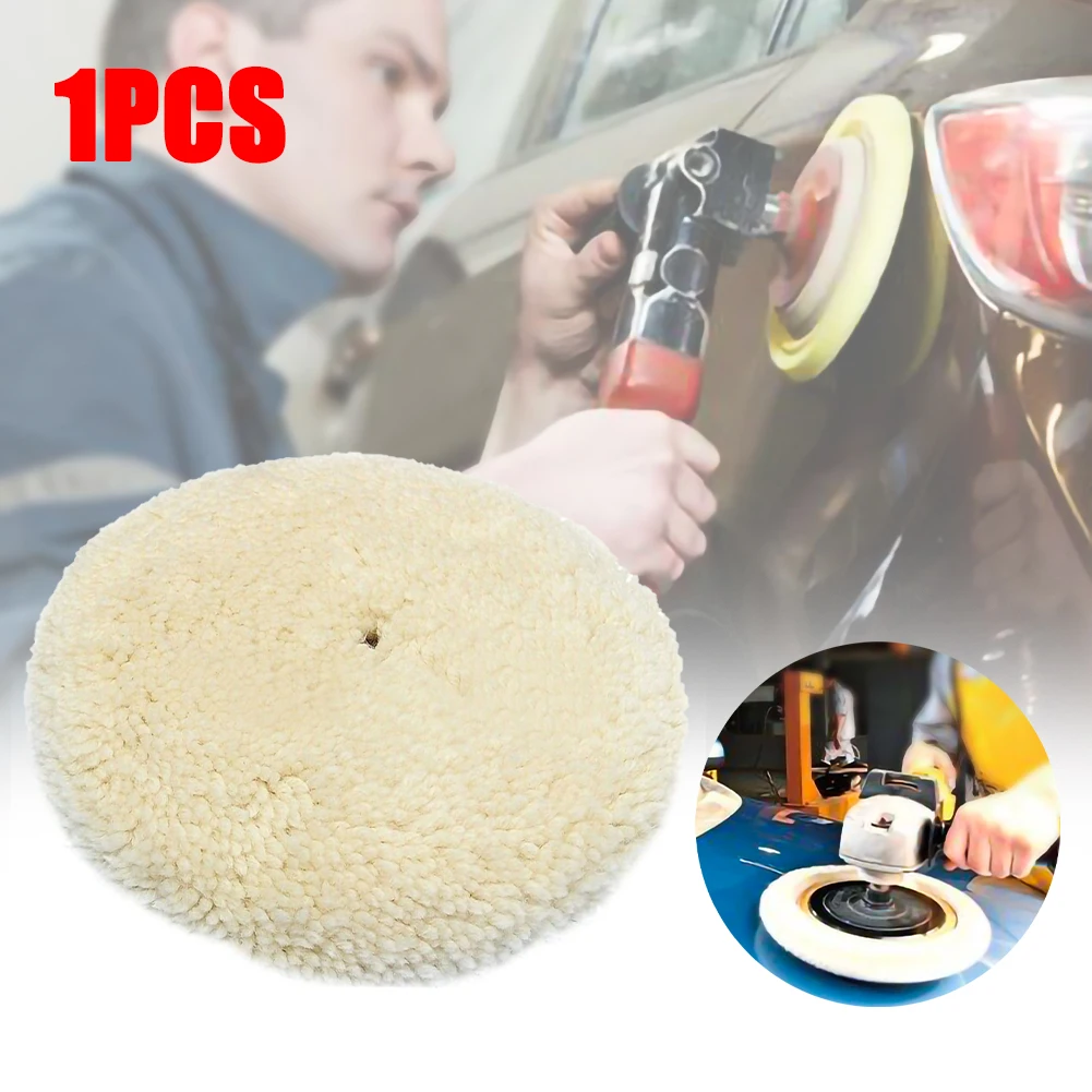 High Quality 7 Inch 180mm Car Durable Wear Resistant Easy to Operate Soft Fleece Cleaning Polishing Pad Hood Polishing Pad