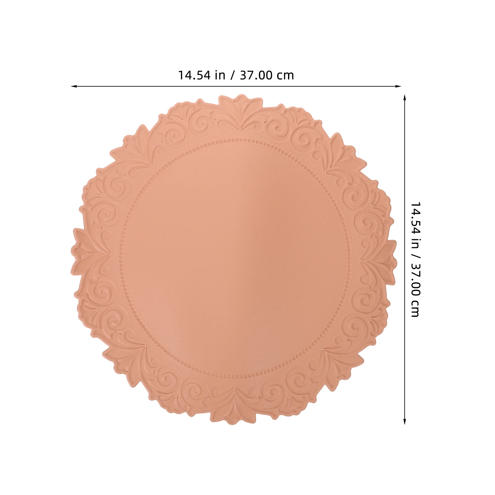 

Retro Style Silicone Cup Coasters Set Round Heat Resistant Non-Slip Decorative Table Placemats For Coffee Tea Kitchen Home