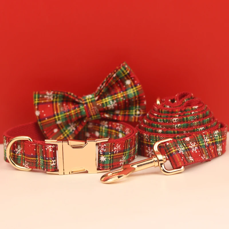 Dog Christmas Accessories Pet necklace collar Dog collar Festive halterneck accessories