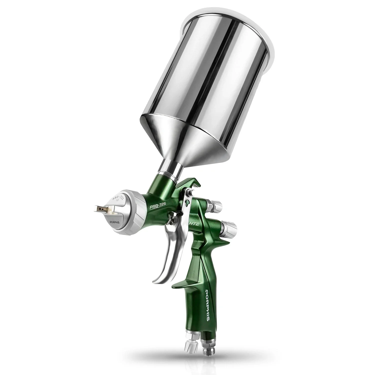 PORPHIS PRD-725 New Automotive Spray Gun Professional Car Paint Gun for Basecoat Clearcoat Refinish Spray Painting Work Topcoat