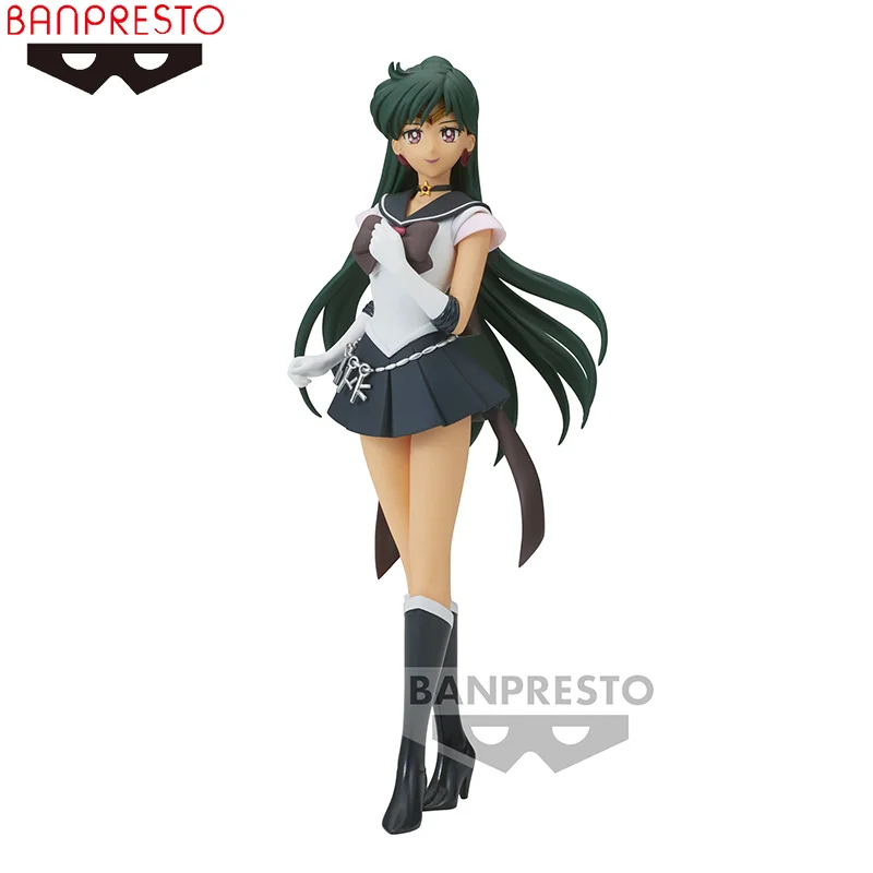 Original Bandai Banpresto Glitter Glamours Eternal Super Sailor Pluto Anime Figure Action Model Collectible Toys Gift