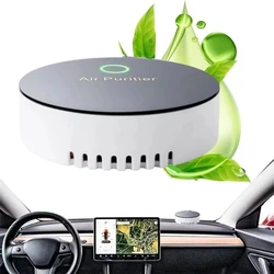 Purificador esterilizador de aire para coche, limpiador de oxígeno Usb, generador de ozono, filtro purificador de aire, eliminador de humo, dispositivos inteligentes, suministros para coche
