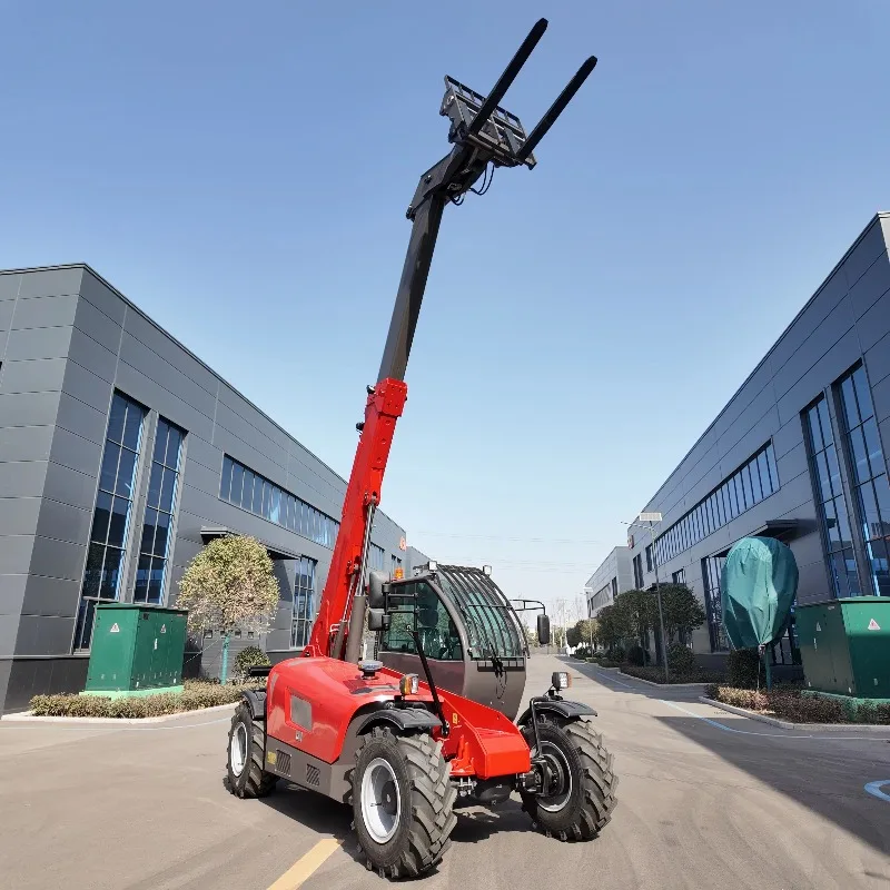Telescopic Forklift Height 4WD for Port Yard Bulk Stacking & Grocery Cargo Transfer Telescopic Forklift telescope handler