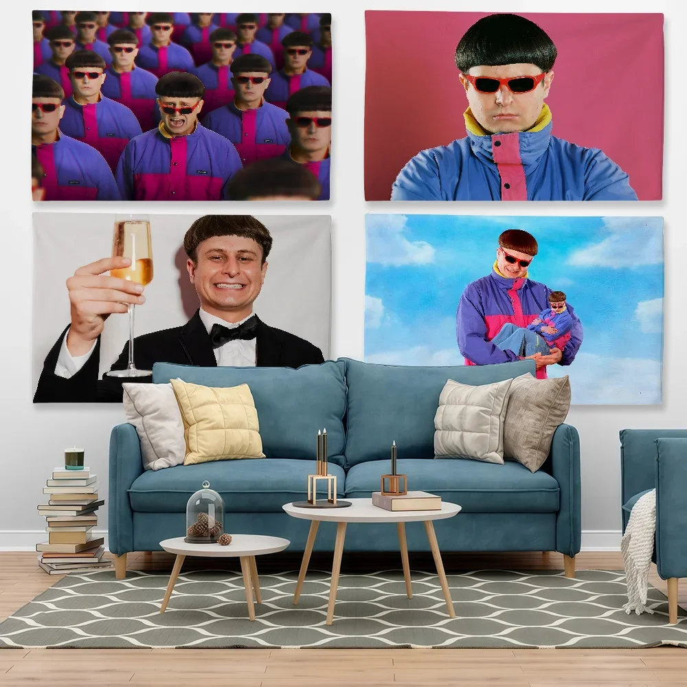 Viral Alternative Singer O-Oliver Tree Flag Tapestry Outdoor Party Bedroom Living Room Dormitory Decorative Themed Wall Hanging
