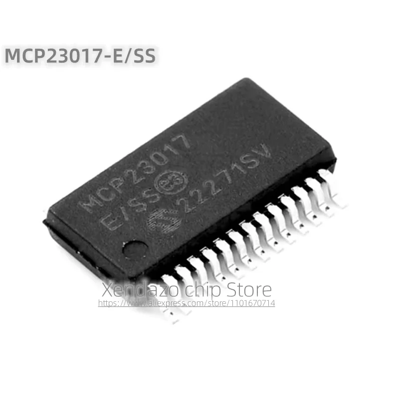 5pcs/lot MCP23017T-E/SS MCP23017-E/SS MCP23017 SSOP-28 package Original genuine Microcontroller chip